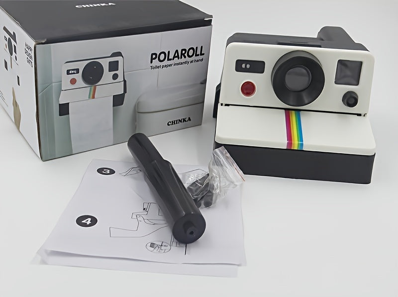 Vintage Polaroid Toilet Paper Holder