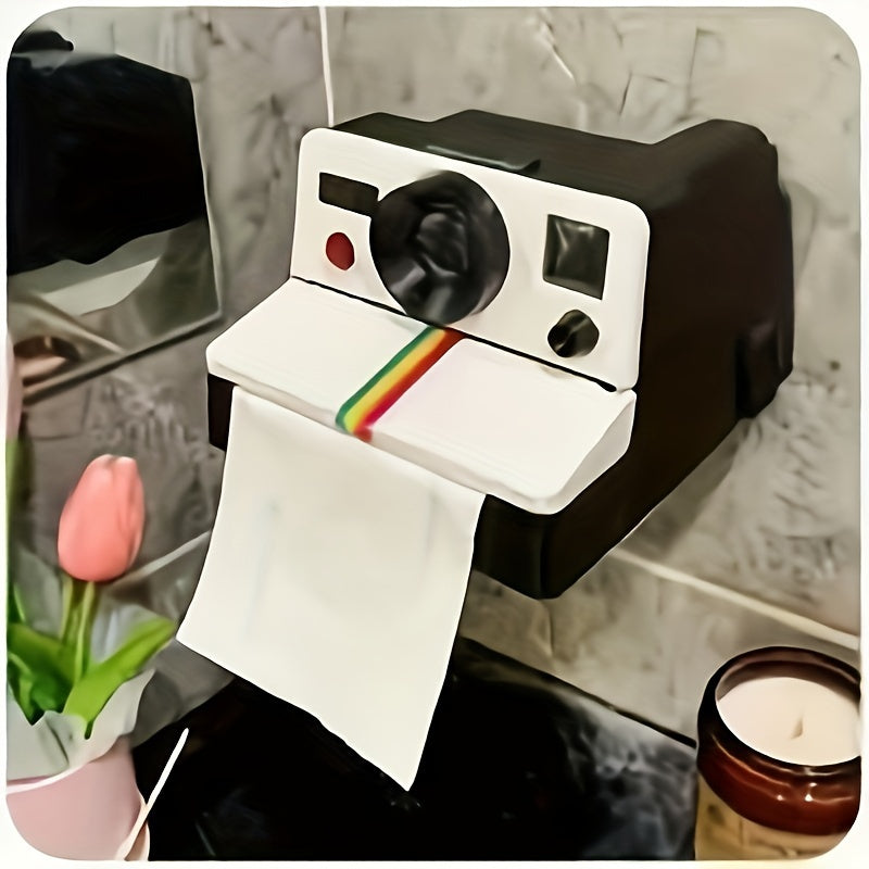 Vintage Polaroid Toilet Paper Holder