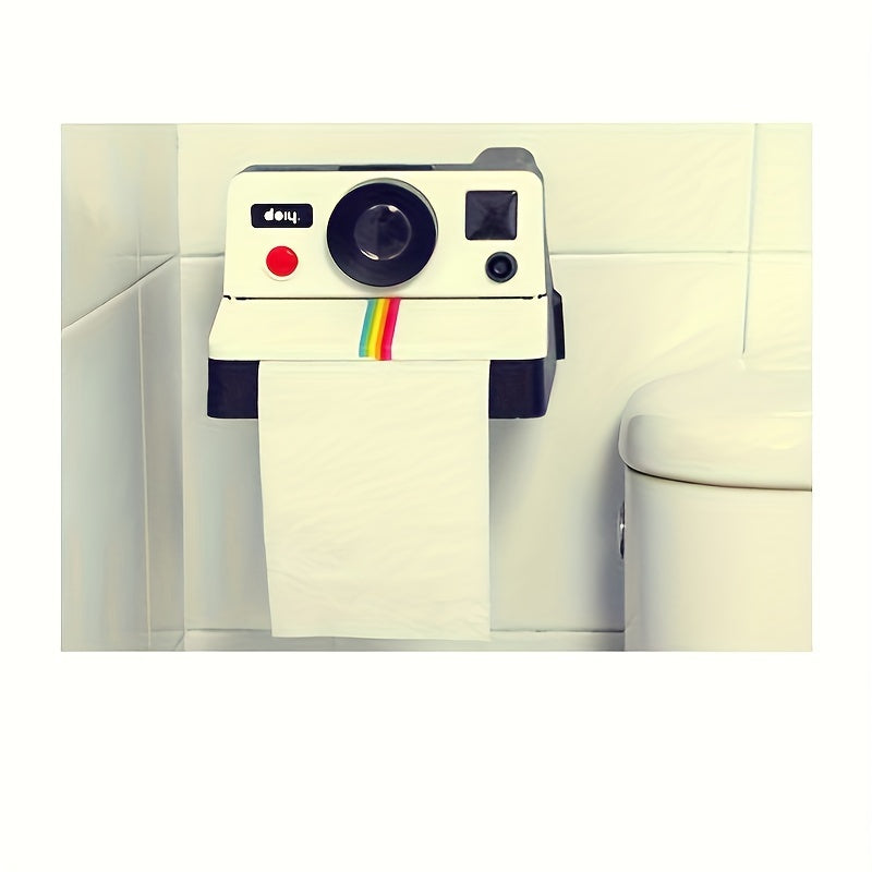 Vintage Polaroid Toilet Paper Holder