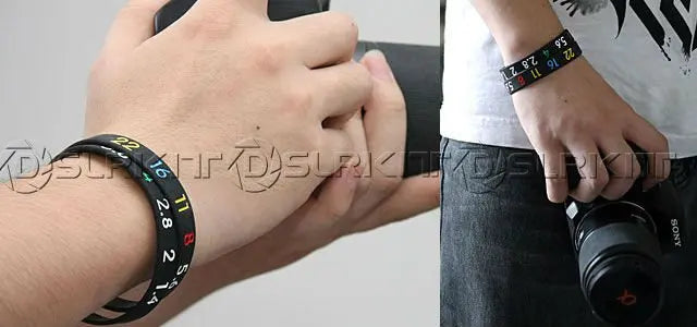 Photographer's Wristband - Aperture+Focus+Focal Length