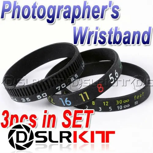 Photographer's Wristband - Aperture+Focus+Focal Length